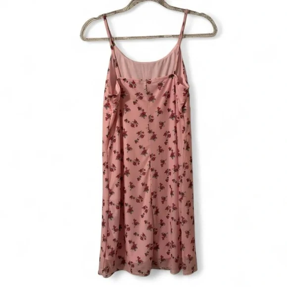 NWOT Beautees Pink Floral Slip Dress - Picture 2 of 5